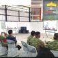 Kepala Desa (Jaro) Ruguk, Saiful bersama Wabup Lamsel dan Forkopimda serta Forkopimcam ketika mengikuti zoom meeting peresmian operasionalisasi 1.061 KDKMP
