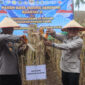 Panen raya jagung serentak kuartal II 2026 di wilayah Lampung Selatan yang dihadiri Kapolres Lamsel AKBP Toni Kasmiri bersama unsur Forkopimda, pejabat daerah, instansi terkait.