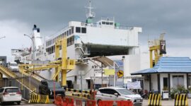 Lintasan utama Pelabuhan Merak - Bakauheni.