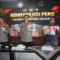 Konferensi Pers Polsek KSKP Bakauheni Lampung Selatan