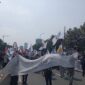 Aksi buruh di gedung DPR pada peringatan May Day 1 Mei 2026