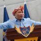 Viktor Bungtilu Laiskodat saat memberikan sambutan di acara Musyawarah Besar FPKJ Jakarta