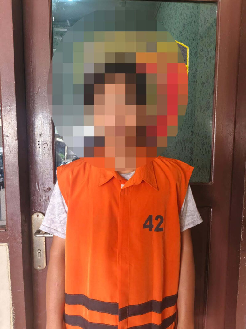 Pelaku curhat berhasil diamankan jajaran Polsek Katibung