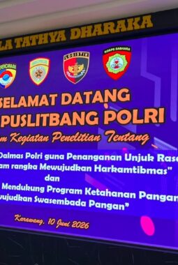 Tingkatkan Profesionalisme Pengamanan dan Dukung Swasembada Pangan, Polres Purwakarta Ikuti Penelitian Strategis Puslitbang Polri