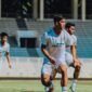 Eksel Runtukahu saat menjalani latihan bersama Timnas Indonesia setelah mendapat panggilan pemusatan latihan ASEAN Hyundai Cup 2026 berkat performa impresif bersama Persija Jakarta