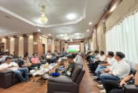 PT ASDP Indonesia Ferry (Persero) Cabang Bakauheni saat rapat koordinasi persiapan sterilisasi bersama regulator, aparat keamanan, operator kapal dan seluruh stakeholder