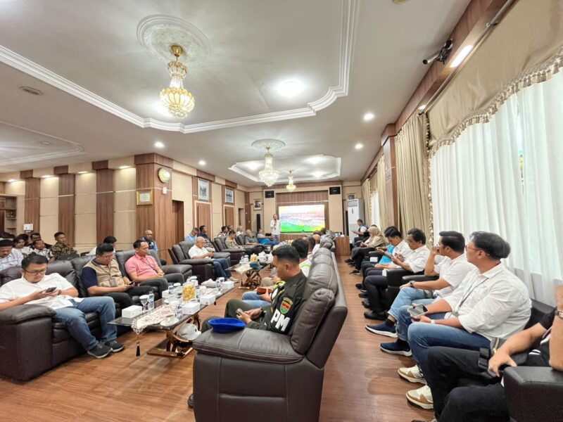 PT ASDP Indonesia Ferry (Persero) Cabang Bakauheni saat rapat koordinasi persiapan sterilisasi bersama regulator, aparat keamanan, operator kapal dan seluruh stakeholder