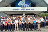 ASDP Cabang Bakauheni siap memasuki babak baru layanan penyeberangan nasional melalui soft launching implementasi sterilisasi (Dok. Hms. PT ASDP)