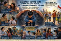Ilustrasi penanganan kesehatan mental anak yang membutuhkan perhatian serius dari seluruh elemen masyarakat demi menyongsong masa depan bangsa