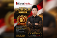 M. Ilham Affandi, Pemred HarianMurba.com, menyampaikan ucapan Selamat Hari Bhayangkara ke-80 yang diperingati pada 1 Juli 2026