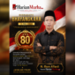 M. Ilham Affandi, Pemred HarianMurba.com, menyampaikan ucapan Selamat Hari Bhayangkara ke-80 yang diperingati pada 1 Juli 2026