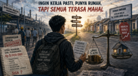 Ilustrasi Menagih Kepastian Kerja dan Rumah bagi Pemuda Purwakarta