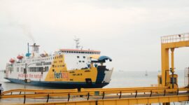 KMP Portlink III mulai melayani lintasan Merak-Bakauheni setelah melalui tahapan pemeriksaan dan persiapan operasional sesuai prosedur yang berlaku